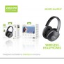 Cascos LS-252 inalámbricos ajustable 2.4Ghz, HiFi, distancia 10M, uso 12h, 300mAh