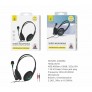 Auriculares Cascos con Cable Protector de es 1,35M y Microfono, 3.5mm Jack Plug, 20Hz-20000Hz