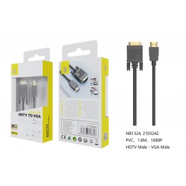 Cable de HDMI a VGA 1.8M