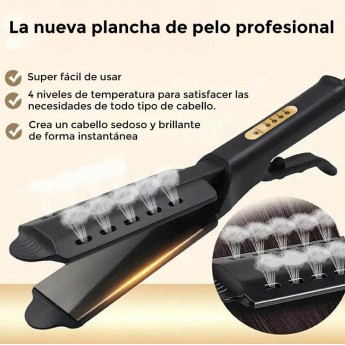 Plancha de pelo RD-216, AC110-240V, 50-60Hz, 45W, 4 niveles, 160-22°C