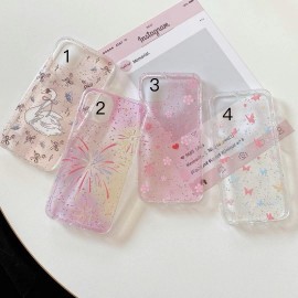 Funda rígida brillantina con dibujo亮片打图 SM A05S