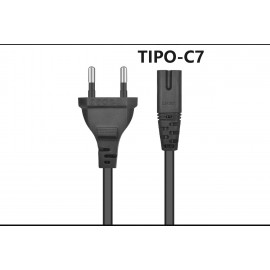 Cable de alimentación tipo C7 1.5M