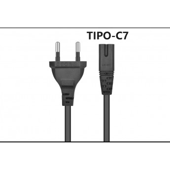 Cable de alimentación tipo C7 1.5M