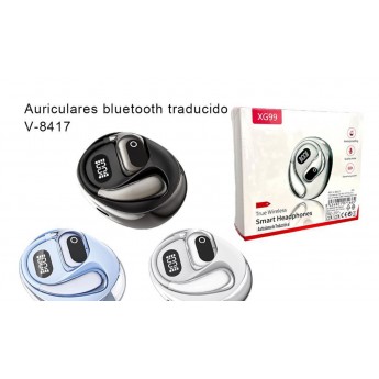 Auriculares XG99 con traductor en tiempo Real, 138 idiomas, Bluetooth