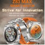 Reloj inteligente Z83 Max para hombre, AMOLED, reloj inteligente NFC, Bluetooth, brújula, resistente al agua, deportivo