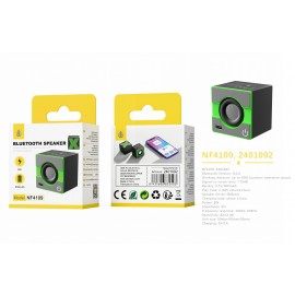 Mini altavoz Bluetooth 5.0 con simbolo X, Altavoz 45mm, Bateria 300mAh/5W, 3 uni/paq