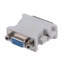 ADAPTADOR DVI 24+1 PIN MACHO - VGA 15 PIN HEMBRA, 5 uni/paq