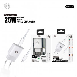 Cargador de pared 25W con cable Type-C a Lightning