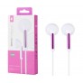 AURICULARES BONBON CON CABLE JACK, 1.2M, 10 uni/paq