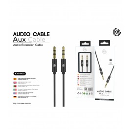 CABLE AUDIO JACK 3.5MM 3PIN MACHO A MACHO