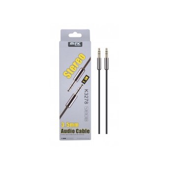 Cable Audio Metal 3.5mm a 3.5mm 3pin,1.5m