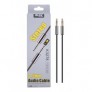 Cable Audio Metal 3.5mm a 3.5mm 3pin,1.5m