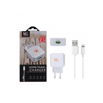 Cargador de Viaje con Cable para Micro USB 2.1A 1M