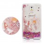 Funda purpulina con liquido流沙 iPhone 5